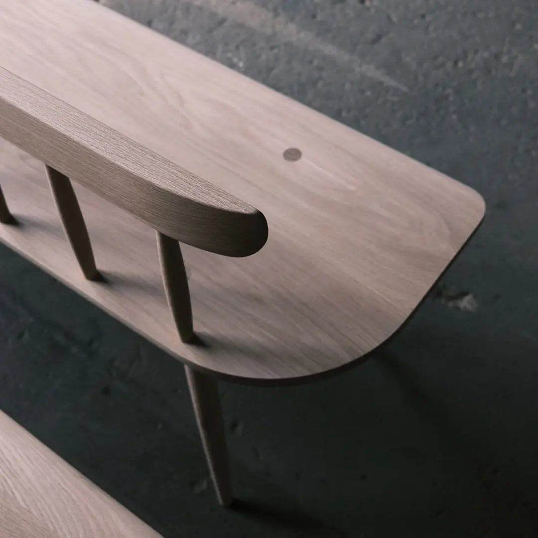 japanese-inspired benches by Phillbuilt