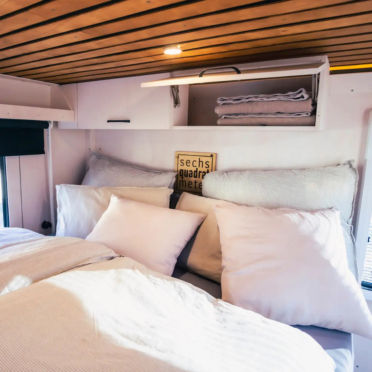 Tiny mobile home office protected with Wood Wax Finish - Osmo Canada Store