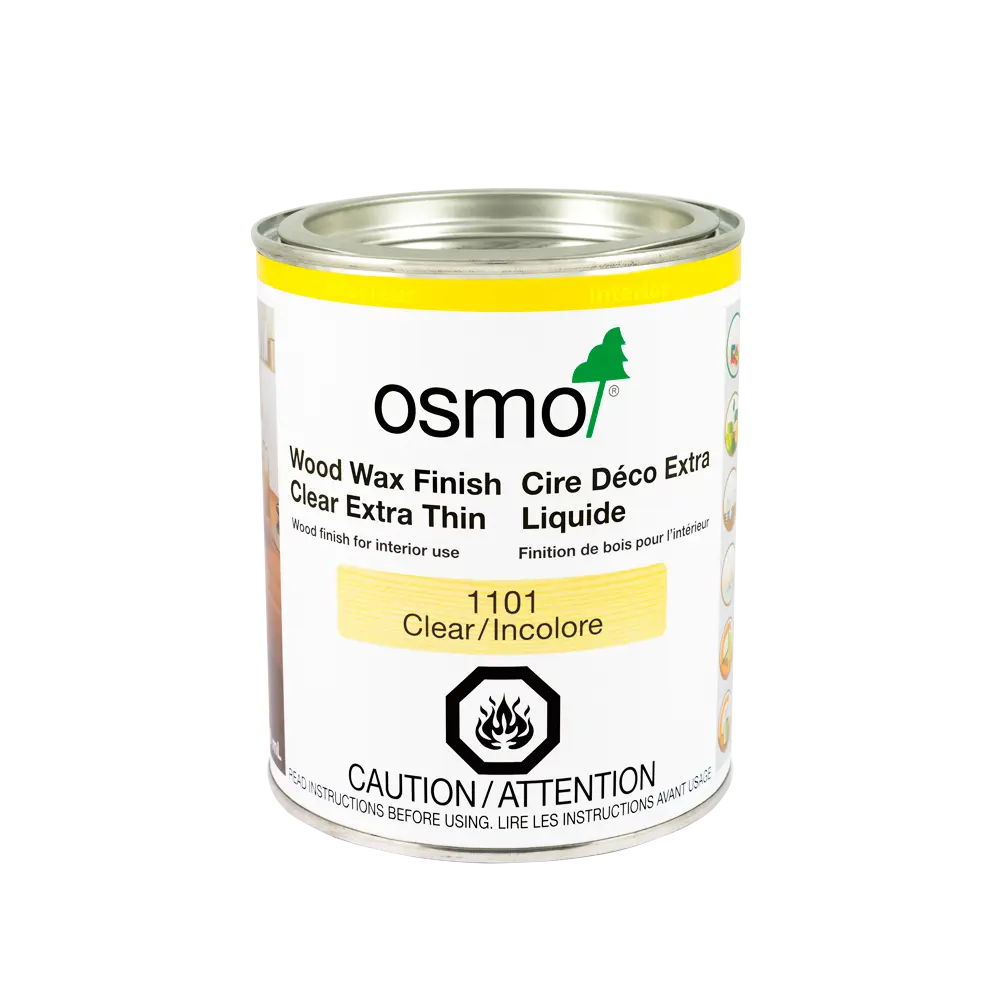 Wood Wax Finish Clear Extra Thin Osmo Canada